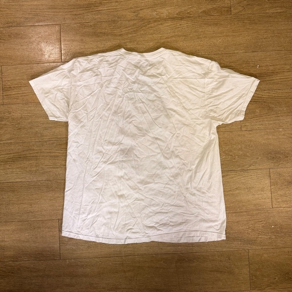BeBop White and Red Graphic Tee men size 2XL - Picture 3 of 3